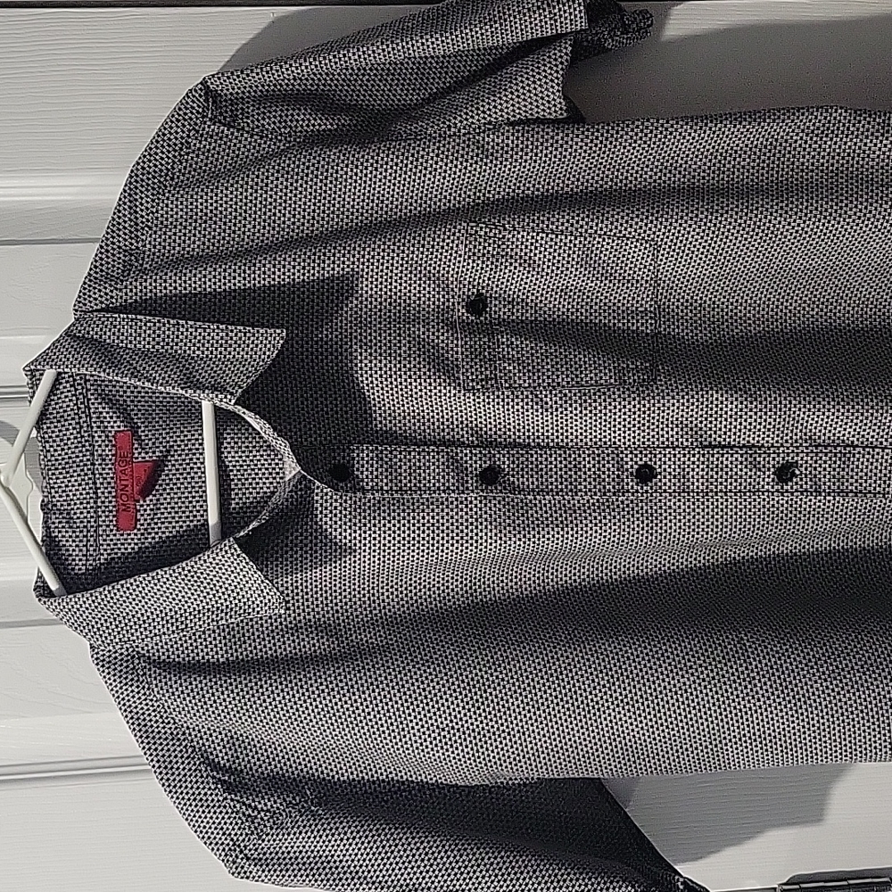 🛑265. Men shirt color black and light grey size xxl